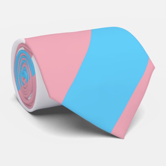 Transgender Colors Krawatte Stropdas (Opgerold)
