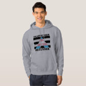 Transgender Defender Ally Hoodie (Voorkant volledig)