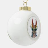 Transgender Faerie Keramische Bal Ornament (Links)