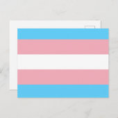 Transgender Flag Feestdagenkaart (Voorkant / Achterkant)