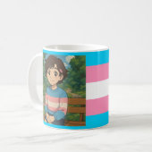 Transgender Flag | LGBTQIA+ Koffiemok (Voorkant links)