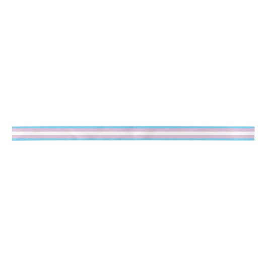 Transgender Flag Ribbon Spool Lint (Voorkant)
