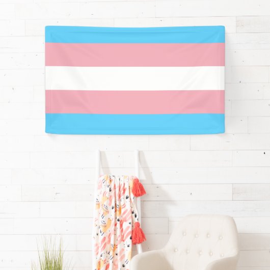 Transgender Flag Spandoek (Insitu)