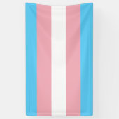 Transgender Flag Spandoek (Verticaal)