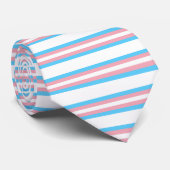 Transgender Flagge Stropdas (Opgerold)