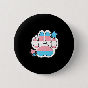 Transgender Furry Paw Lgbtq Maand Gay Rechten Prid Ronde Button 5,7 Cm