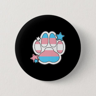 Transgender Furry Paw Lgbtq Maand Gay Rechten Trot Ronde Button 5,7 Cm