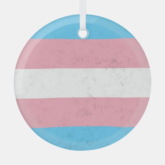 Transgender Glas Ornament (Voorkant)