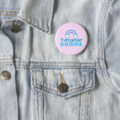 Transgender is prachtig ronde button 5,7 cm (In situ)