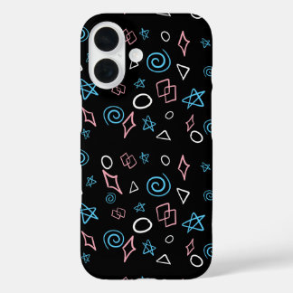 Transgender kleuren vormen iPhone 16 hoesje
