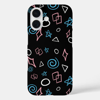 Transgender kleuren vormen iPhone 16 hoesje
