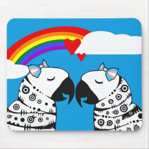 Transgender Lesbian Parrots Couple Muismat