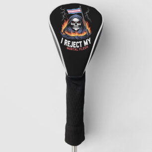 Transgender LGBT Pride Ik Verwerp Mijn Sterfelijk Golfheadcover