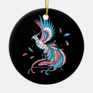 Transgender Phoenix Reborn Transsexual Flag LGBT T Keramisch Ornament