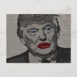 Transgender president briefkaart