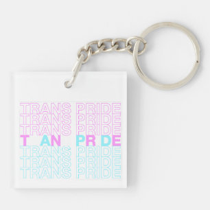 Transgender Pride Acryl Sleutelhanger