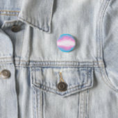Transgender Pride Badge Ronde Button 3,2 Cm (In situ)