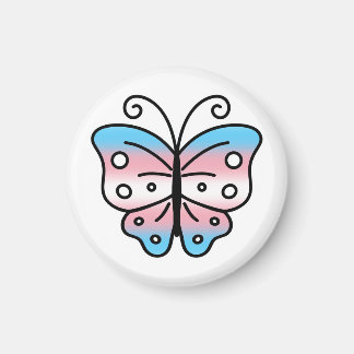 Transgender Pride Butterfly Magnet Magneet