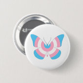 Transgender Pride Butterfly Ronde Button 5,7 Cm (Voorkant /achterkant)