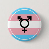 Transgender Pride Button (Voorkant)
