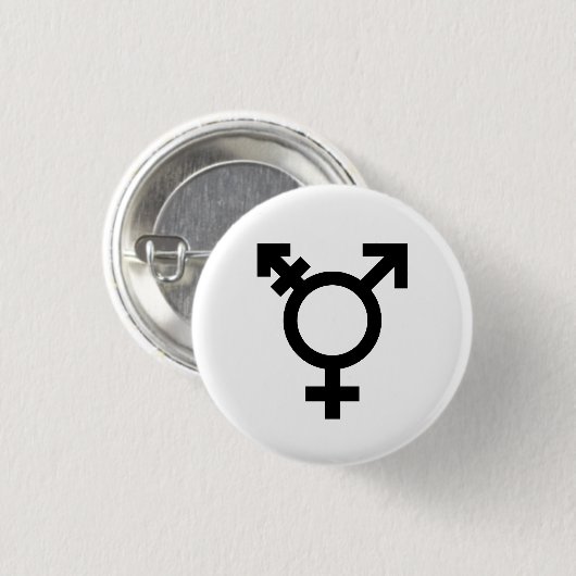 Transgender Pride Button (symbool) (Voorkant /achterkant)