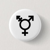 Transgender Pride Button (symbool) (Voorkant)