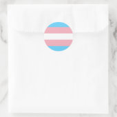 Transgender Pride Circle Sticker (Tas)