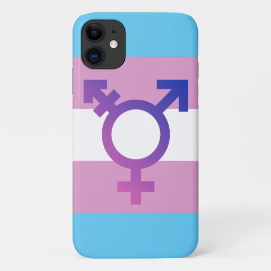 Transgender Pride en Symbool Case-Mate iPhone Case (Achterkant)
