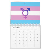 Transgender Pride en Symbool Kalender (Mar 2026)
