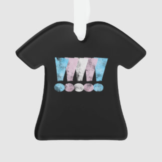 Transgender Pride Exclamatiepunten Ornament