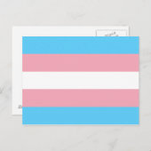 Transgender Pride Flag Briefkaart (Voorkant / Achterkant)