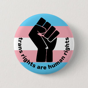 Transgender Pride Flag: eerste trans-Europese netw Ronde Button 5,7 Cm