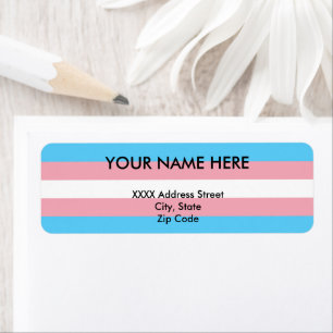 Transgender Pride Flag Etiket