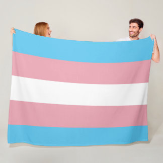 Transgender Pride Flag Fleece Deken