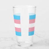 Transgender Pride Flag Glas (Links)