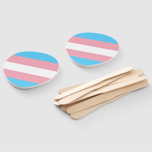 Transgender Pride Flag Handwaaier (Niet-gemonteerd)