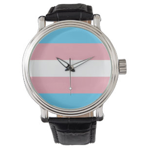 Transgender Pride Flag Horloge