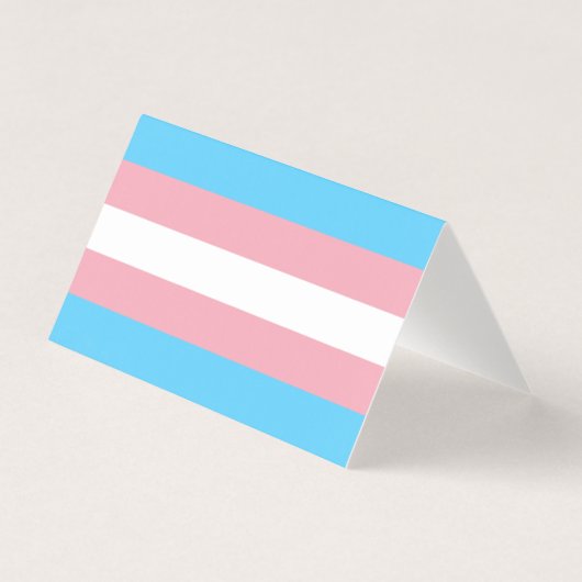 Transgender Pride Flag Kaart (Voorkant)