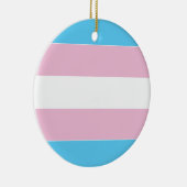 Transgender Pride Flag Keramisch Ornament (Rechts)