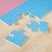 Transgender Pride Flag Legpuzzel (Zijkant)