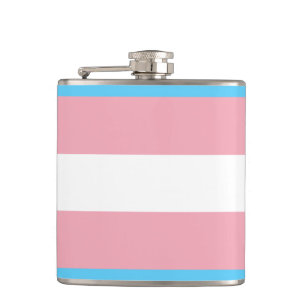 Transgender Pride Flag - LGBT-regenboog Heupfles