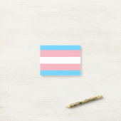 Transgender Pride Flag - LGBT-regenboog Post-it® Notes (Op bureau)