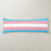 Transgender Pride Flag Lichaamskussen (Voorkant)