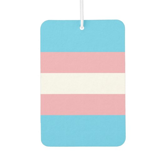 Transgender Pride Flag Luchtverfrisser (Voorkant)
