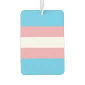 Transgender Pride Flag Luchtverfrisser (Achterkant)