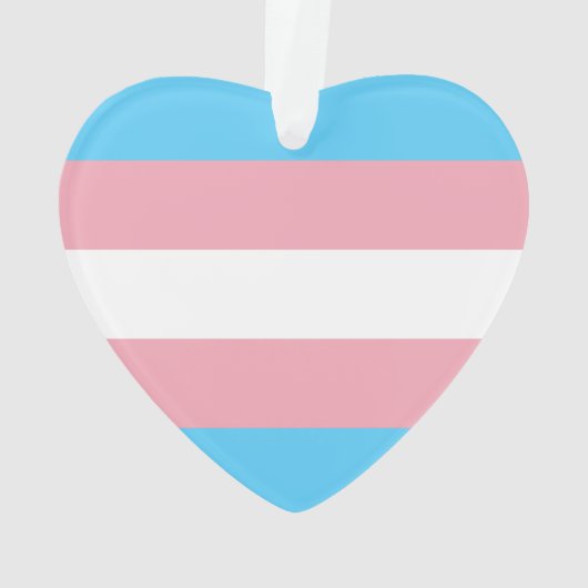 Transgender Pride Flag Ornament (achterkant)