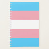 Transgender Pride Flag Planner (Voorkant)