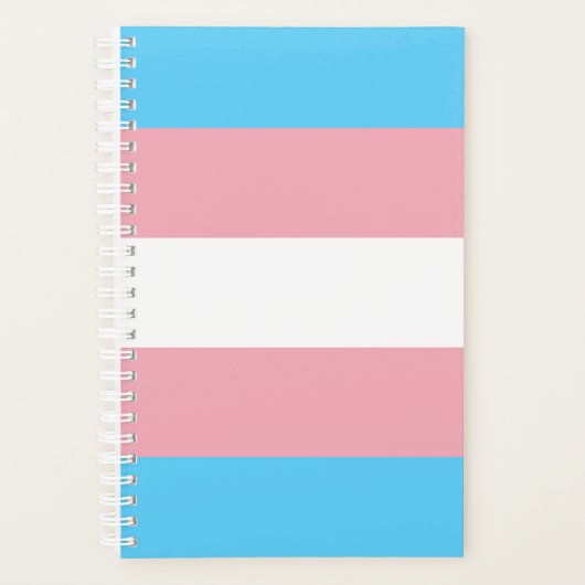 Transgender Pride Flag Planner (Voorkant)
