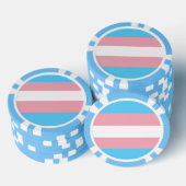 Transgender Pride Flag Poker Chips (Opstapeling)