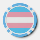 Transgender Pride Flag Poker Chips (Achterkant)